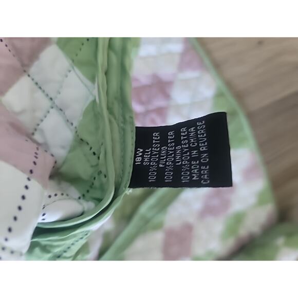 Briggs New York Women's Spring Green Quilted Jacket With Snap Front Size 18W - Picture 6 of 8